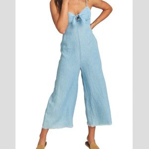 Show Me Your Mumu Denim Jumpsuit